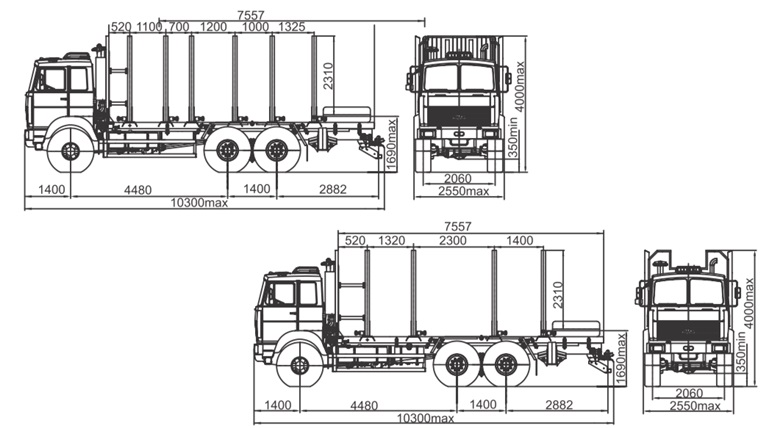 МАЗ-6317Х9-460-000 и МАЗ-6317Х9-465-000